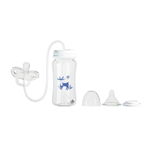 Nouvelle conception, impression de logo personnalisée, biberons anti-ballonnements sans BPA, anti-fuites, mains libres, <span class=keywords><strong>biberon</strong></span> d'alimentation pour bébé en PP - Product Image 3