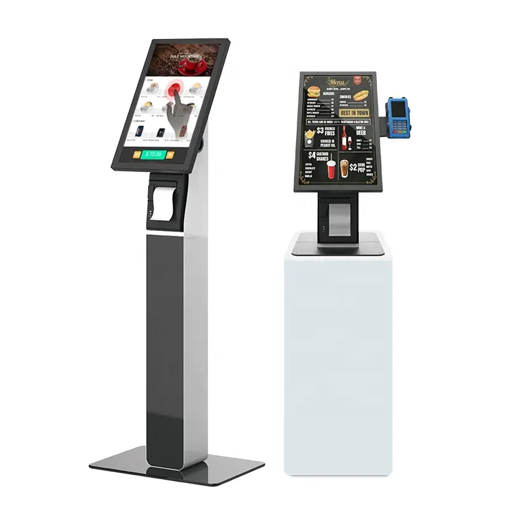 21,5 Zoll Touch Self-Service-Rechnung Zahlung pos Warteschlange Bestellung Kiosk benutzer definierte Kiosk