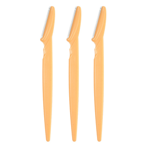 Lot de 10 rasoirs pour sourcils et visage pour femmes et hommes, tondeuse et rasoir pour poils des sourcils avec couvercle de protection, sûr - Product Image 5
