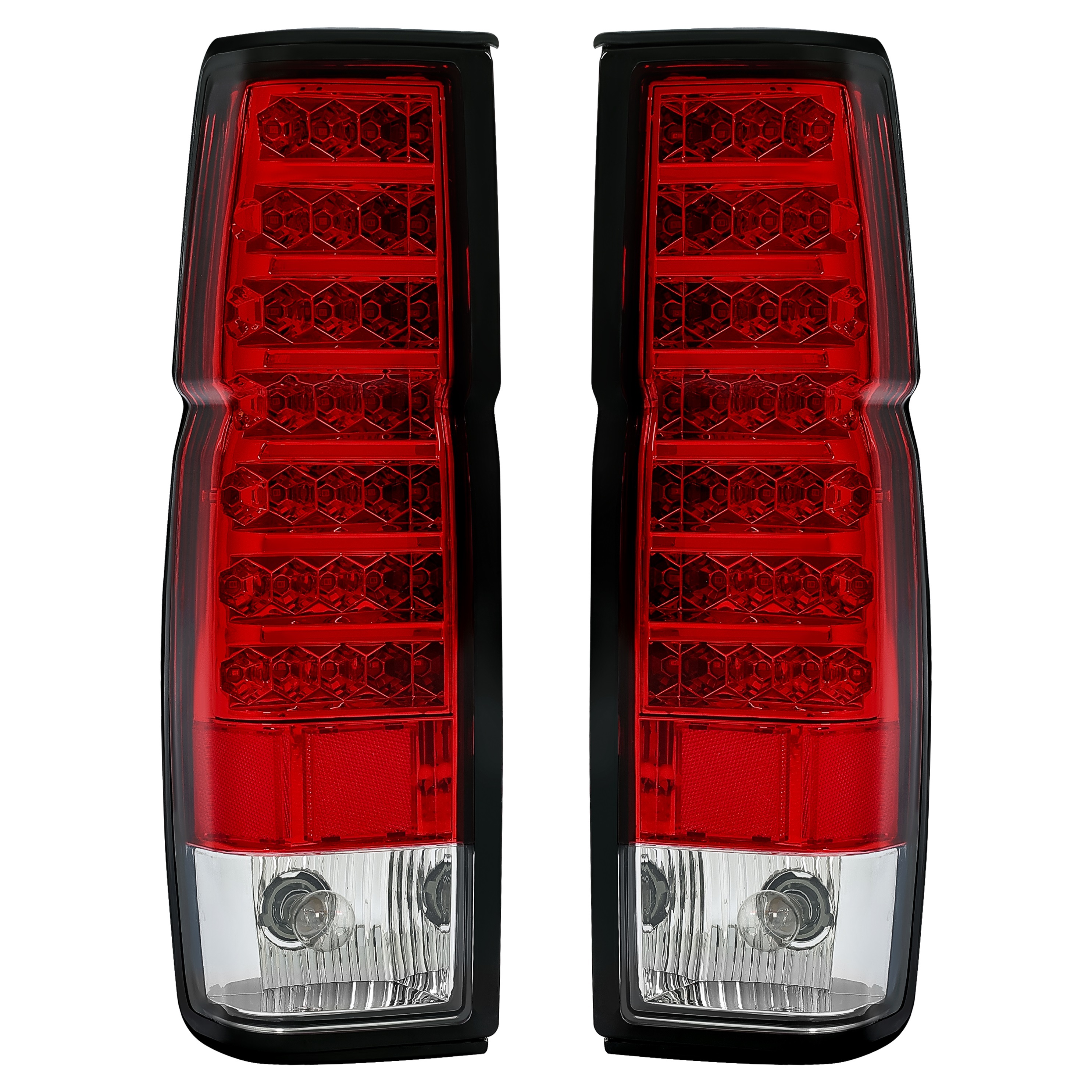 I1MOTOR Black Smoke Tail Lights For 1986-1997 Nissan Pickup D21 Hardbody - Pair