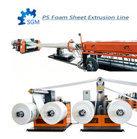 Nouvelle Extrudeuse Automatique Avancée de Plaques de Mousse EPS Contrôlée par PLC, Moteur 260 kW, Pompe 380 V, Écologique, Haute Performance, Shandong