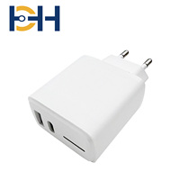 Chargeur mural USB Type-C HD-H HX-D0032 20W PD QC3.0 double port pour téléphone et montre connectée