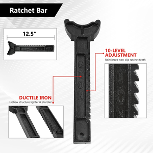 ขาตั้งยกรถปรับระดับได้ 6 ตัน สำหรับรถยนต์และรถบรรทุก - Product Image 3