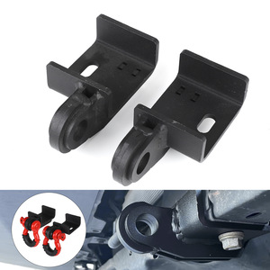 CNSPEED Hitch Mount <b>Brackets</b> 2-Pack For Toyota Tacoma 2009-2023 Steel <b>Black</b> - Product Image 5