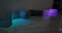 Ruban LED flexible pour DJ de discothèque, écran lumineux RGB, bande lumineuse de scène