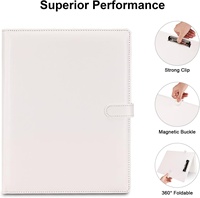 Porte-documents professionnel AMARUI en cuir PU avec impression UV, organiseur pour documents format légal/lettre, pour CV/document