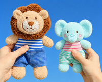 Jouet en peluche personnalisé pour animaux de compagnie, jouet interactif couineur pour chiens, poupée en peluche animale mignonne, fournitures pour animaux de compagnie en gros