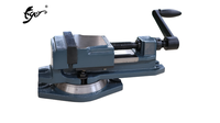 Étau de machine Tiger TK avec base pivotante, étau de fraisage robuste, base rotative à 360 degrés, pince pour usinage CNC haute précision
