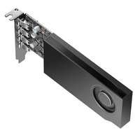 GPU Grafis Rtx A400 4GB GDDR6 768 CUDA Cores PCIe 4.0 X8 Kartu Video Workstation 900-5G172-2260-00