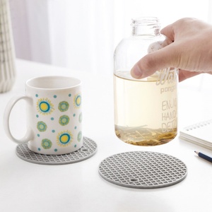 Creative Round Shape Silicone Heat Resistant Counter <b>Mats</b> for Tables Countertops Spoon Rest and <b>Large</b> Coasters - Product Image 6