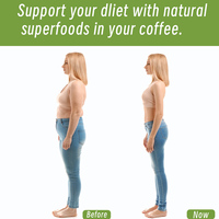 Café Vert Minceur OEM ODM avec Suppléments à Base de Plantes pour la Gestion de la Condition Physique et l'Énergie