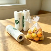 Sacs de fruits et légumes biodégradables et compostables à 100 %, qualité alimentaire, avec logo personnalisé, pour supermarchés (vente en gros)
