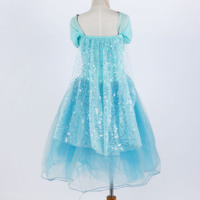 Enfants Ballet Danse Costume Sequin Dentelle Compétition Danse Robe Festival Fête Belle Princesse Elsa Performance Porter