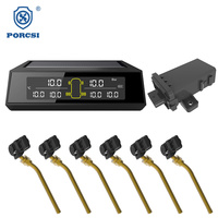 Bus Solar Truck TPMS Factory Monitoreo de presión de neumáticos de alta calidad Sensores internos Detección inalámbrica en tiempo real para 6 ruedas