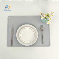 Tapis de table en silicone résistant à la chaleur Tapis de table en silicone facile à nettoyer Tapis résistant aux hautes températures