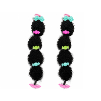 cheveux queue de cheval Fujia pour enfants mignon petit Marley Bubble Puff Afro enfants queue de cheval tressée pour les filles