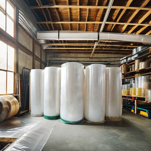 Çin tedarikçisi üretici yeni ürün 45 Mic 1280 mm 4000 M BOPP yapıştırıcı sakız Jumbo rulo koli bandı - Product Image 1