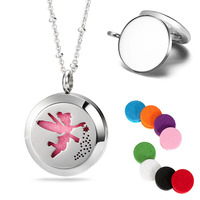 Collier aromathérapie avec pendentif diffuseur de parfum, bijou à longueur réglable, 100 pièces, huile essentielle, vente en gros