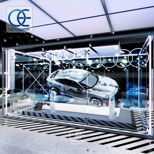 Nhà cung cấp Nhôm Giá đứng LED chiếu sáng hiển thị đứng xe triển lãm triển lãm hiển thị đứng cho gian hàng - Product Image 1