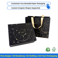 Caja de Embalaje de Cartón Personalizada, Ecológica, Caja de Cartón con Relieve, Embalaje con Lámina Dorada