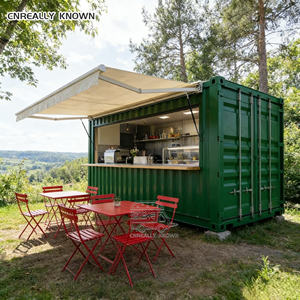 Café italien sur mesure : Bar de luxe en conteneur à plan ouvert avec cuisine - Product Image 4