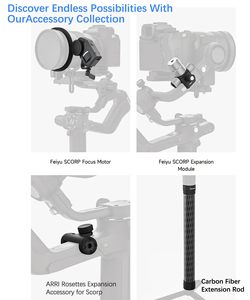 Stabilisateur Feiyu SCORP 2 avec capteur de suivi IA intégré et caméra 3 axes pour appareils photo hybrides et sans miroir - Product Image 4