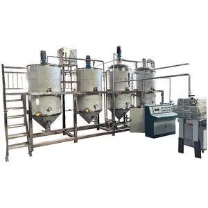 Raffinerie d'huile noire machine de raffinage d'huile de coton prix séparateur de centrifugeuse raffinage machine à huile de noix de coco