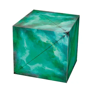 Bentuk kotak pergeseran 36 magnet bumi langka berubah menjadi lebih dari 70 bentuk pabrik magnetik kubus deformasi teka-teki anak-anak