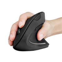 Mouse Nirkabel Vertikal Ergonomis Isi Ulang untuk Komputer, Terbaik dari Pabrik, untuk Pengguna Kidal atau Pengguna Tangan Kanan
