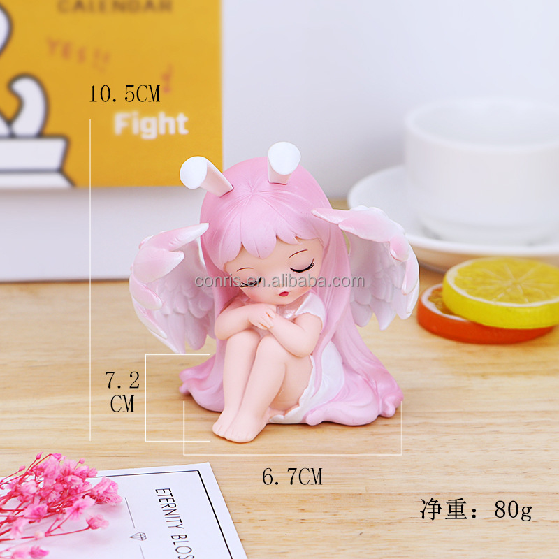 Creative Cute Anne Baby Angel Figurine Craft Ornaments Home Decor