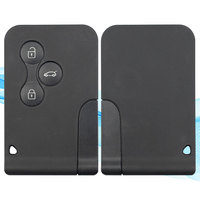 Clé de Voiture Intelligente MS 3 Boutons Mains Libres 433 MHz Puce ID46 pour Renault Mégane 3 RC, Télécommande Auto Avec Lame Vierge VA6 Non Taillée
