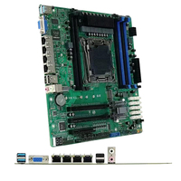 Processeur Intel Xeon E5 2680 2650 V4 CPU LGA2011 Combo X99 4 LAN Intel Xeon E5 10 baies SATA NAS ATX C612 Carte mère serveur