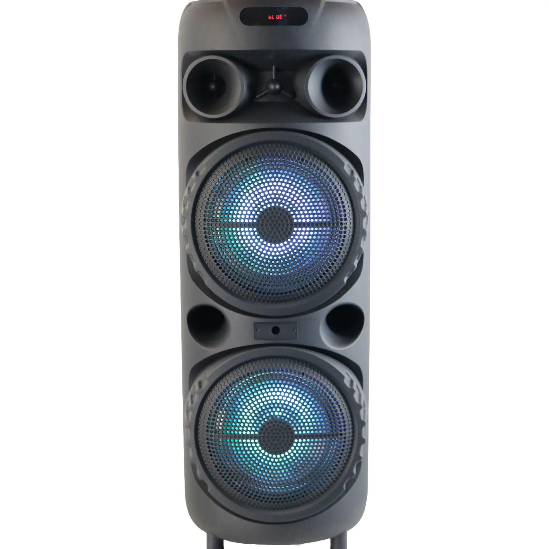 Hot Selling Party Speaker Double 8 Inch Sound Box with Wireless Microphone