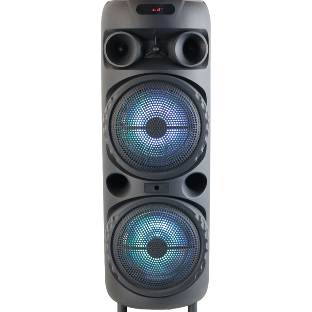 Hot Selling Active Party Speaker Double 8 Inch Woofer Sound Box with Remote Control for Home Use