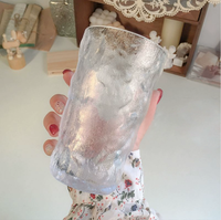 Offre Spéciale 300ml 400ml haut verre blanc nouveau Design Style Glacier verre clair eau froide jus tasse tasses