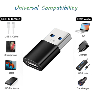 Adaptador OTG USB a Tipo C Estable, Conector OTG USB A Macho a Tipo C Hembra para Teléfono, Laptop, Cargador de Auto, Transmisión Rápida de Datos - Product Image 3