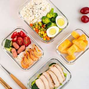 10 PCS BPA-Free Dishwasher Safe Glass Storage Containers with Microwavable Lids for Kitchen Food Prep & <b>Lunch</b> - Product Image 4