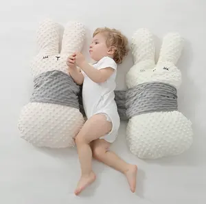 2023 יילוד תינוק עסוק שינה האגר ארנב מוצק מרגיע מינקי נקודה בשכיבה נוחות ארוך כרית חפץ אנימה כרית