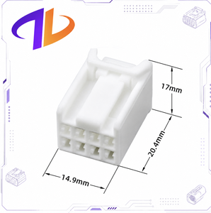 Connecteur de faisceau de câblage automobile 12V 3A à 8 broches femelles en cuivre avec boîtier en nylon 7187-8846 pour prise de boîte à fusibles d'éclairage d'ambiance - Product Image 2
