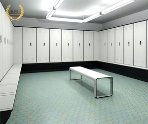 Nouvelle Armoire de Rangement Extérieure Moderne Écologique, Imperméable et Ignifuge, en Forme de Z, Épaisseur 12 mm, pour Salles de Sport, Appartements et Espaces de Stockage - Product Image 1