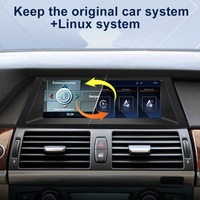 Écran tactile 8,8 pouces au prix d'usine pour BMW X5 E70 X6 E71 E72 avec Carplay sans fil, Android Auto, GPS intégré et lecteur de caméra de recul