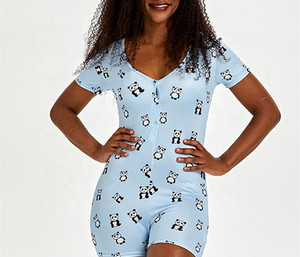 New Fashion Summer Hot-selling <strong>Cheap</strong> Customized Short Sleeves Pajamas Zodiac Adult <strong>Onesie</strong> for Women - Product Image 2