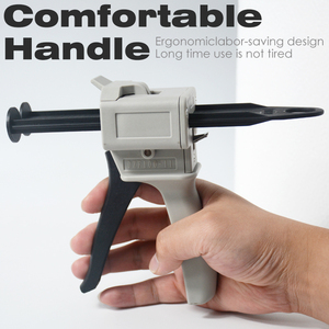 Pistola de Pegamento Epoxi Manual de Doble Componente 1:1 de 100 ml, Pistola de Calafateo Ergonómica, Dispensador de Adhesivo para Reparaciones Industriales - Product Image 1