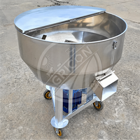 Petite machine à moudre électrique 500 kg monophasée 220-380 V 1,1-4 kW, moteur en acier allié et cuivre pur, mélangeur d'aliments pour animaux (bovins, ovins)