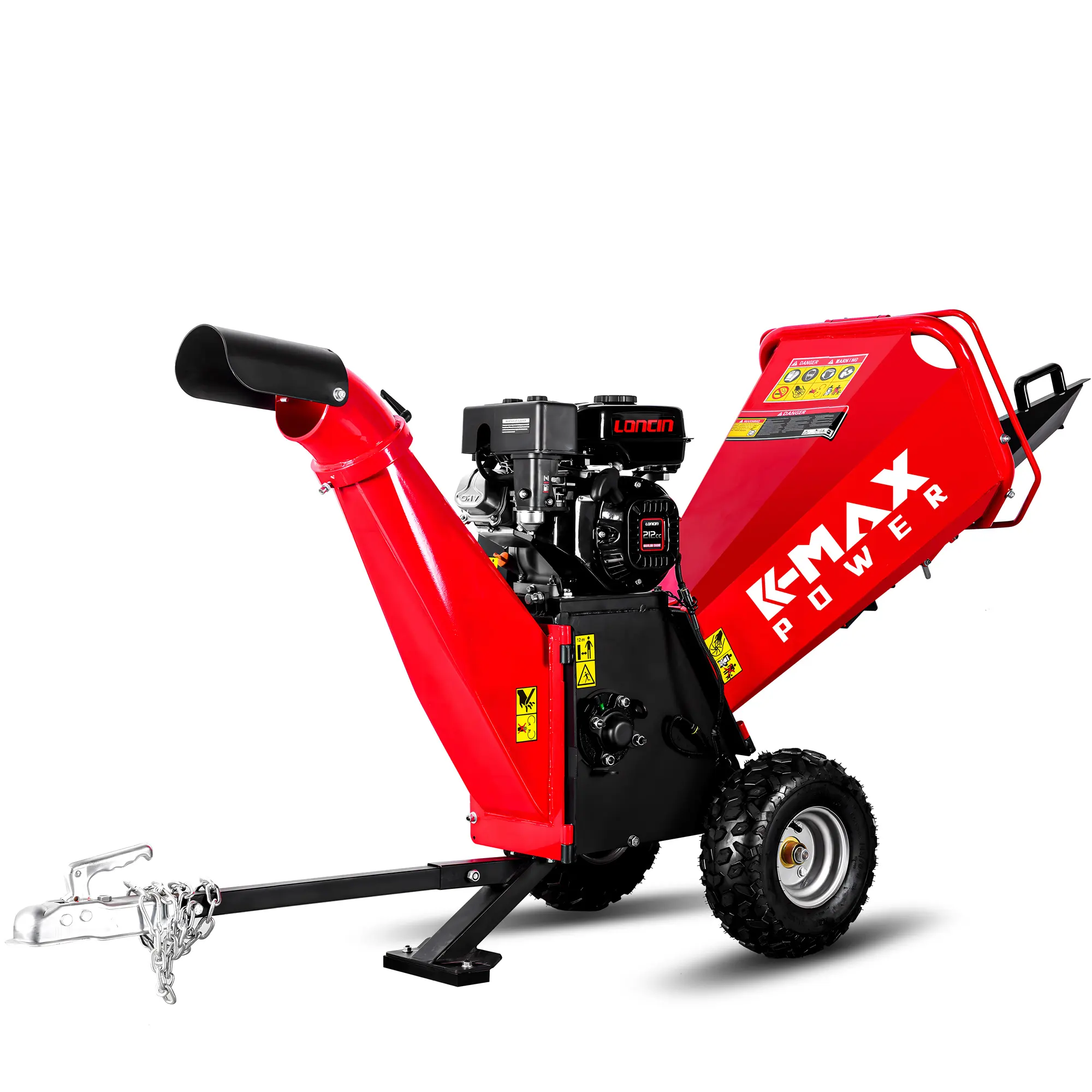 K-maxpower sıcak satış 7HP benzinli enerji tasarrufu ucuz yüksek kaliteli ağaç dalı odun parçalayıcı parçalayıcı