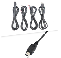 Cable de Carga Micro-USB Macho a Abierto con Cubierta de PVC, Soporte para Teléfono y Blindaje de Lámina
