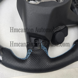 <b>Explosive</b> Models Forged Carbon Fiber Perforated Leather Steering Wheel for Volkswagen Golf 7.5 gti Car Steering Wheel - Product Image 3