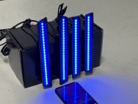 Nouvel état LED dynamique Scan feux de position latéraux pare-chocs avant arrière lampe indicateur lumineux pour modèle de chargeur