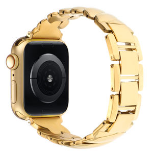Bracelet de montre intelligente en acier inoxydable en métal brillant pour <span class=keywords><strong>Apple</strong></span> <span class=keywords><strong>Watch</strong></span> Band Acero Inoxidable Dressy <span class=keywords><strong>Watch</strong></span> Band <span class=keywords><strong>plaqué</strong></span> <span class=keywords><strong>or</strong></span> 45mm 49mm - Product Image 5
