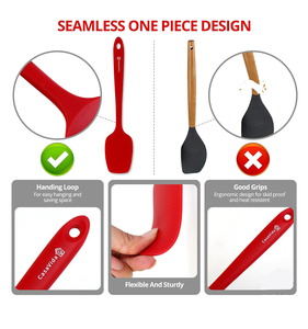 Espátula de silicona para glaseado de pastel resistente al calor para barbacoa personalizada de Navidad con <span class=keywords><strong>mango</strong></span> de Metal de plástico - Product Image 4